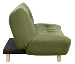 Habitat Kota 3 Seater Velvet Clic Clac Sofa Bed - Green -Habitat Shop 8489496 R Z003A