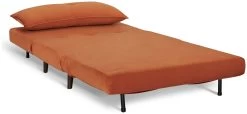 Habitat Roma Small Double Velvet Chairbed - Orange -Habitat Shop 8534781 R Z002A
