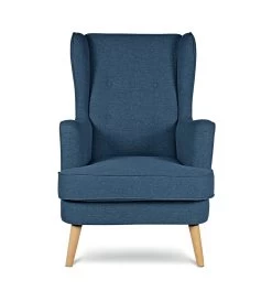 Habitat Callie Fabric Wingback Chair - Teal