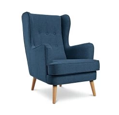 Habitat Callie Fabric Wingback Chair - Teal -Habitat Shop 8724948 R Z002A
