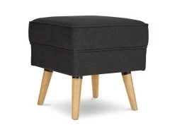 Habitat Callie Fabric Footstool - Charcoal -Habitat Shop 8729723 R Z002A