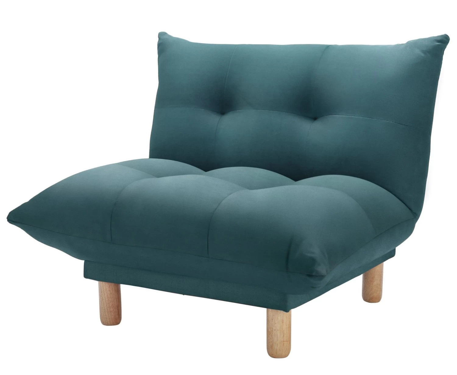 Habitat Kota Velvet Armchair - Teal 2 Habitat Kota Velvet Armchair - Teal - Image 2