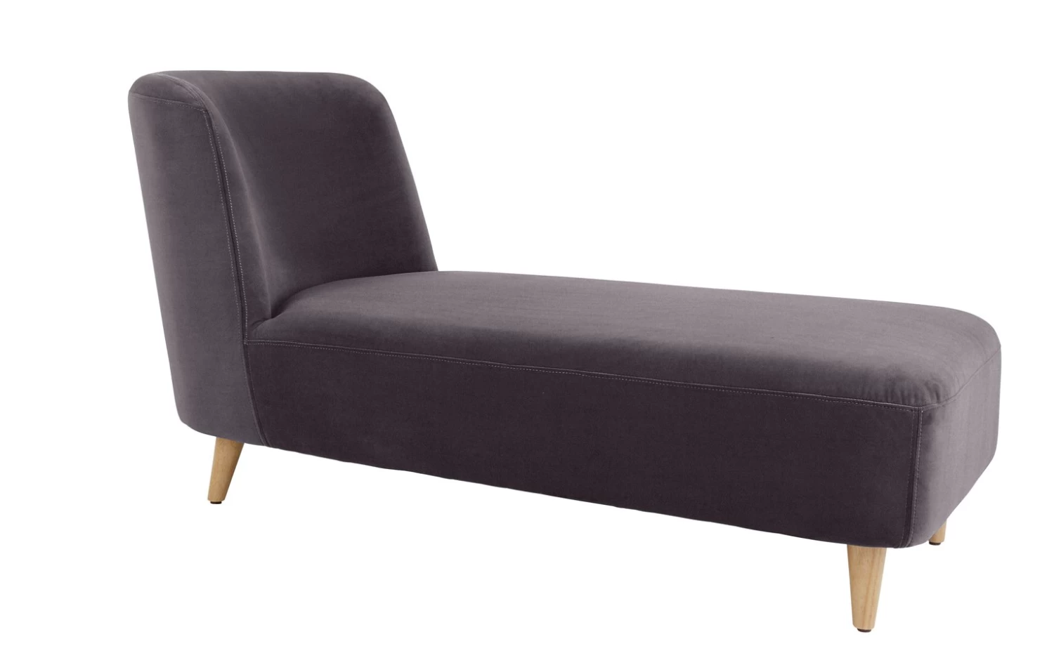 Habitat Daisy Velvet Corner Chaise Sofa - Grey 1 Habitat Daisy Velvet Corner Chaise Sofa - Grey