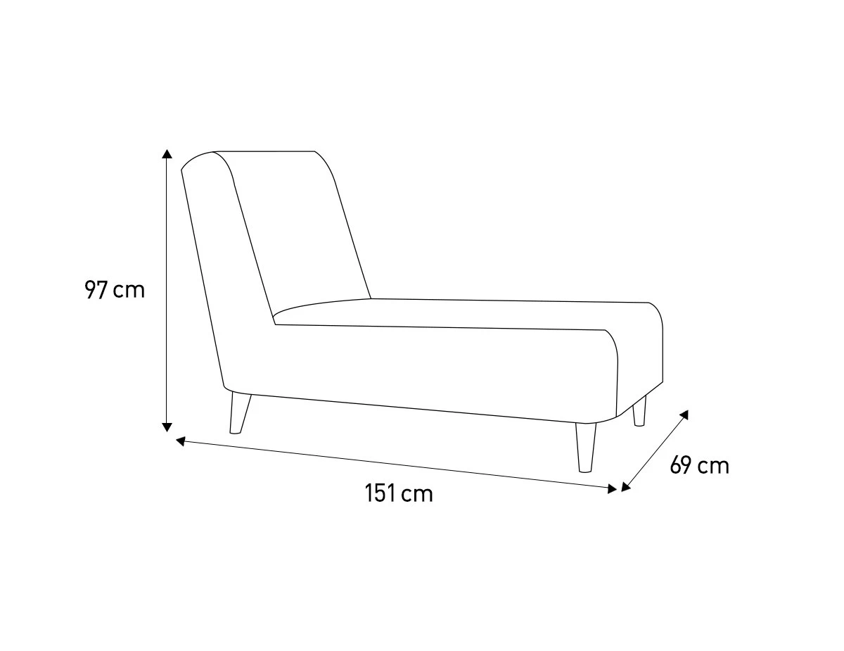Habitat Daisy Velvet Corner Chaise Sofa - Grey 6 Habitat Daisy Velvet Corner Chaise Sofa - Grey - Image 6