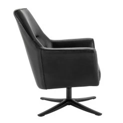 Habitat Rhett Faux Leather Swivel Chair - Black -Habitat Shop 8774651 R Z004A