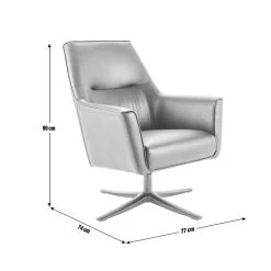 Habitat Rhett Faux Leather Swivel Chair - Black -Habitat Shop 8774651 R Z020A