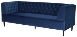 Habitat Blake Velvet 3 Seater Sofa - Navy Blue -Habitat Shop 8802743 R Z002A