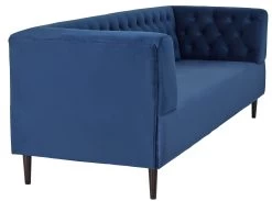 Habitat Blake Velvet 3 Seater Sofa - Navy Blue -Habitat Shop 8802743 R Z004A