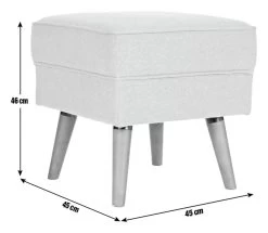 Habitat Callie Fabric Footstool - Light Grey 11 Habitat Callie Fabric Footstool - Light Grey -Habitat Shop 8817116 R Z020A