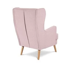 Habitat Callie Fabric Wingback Chair - Blush Pink -Habitat Shop 8839895 R Z003A