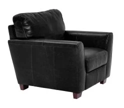 Habitat Milford Leather Chair - Black 10 Habitat Milford Leather Chair - Black -Habitat Shop 8841773 R Z004A