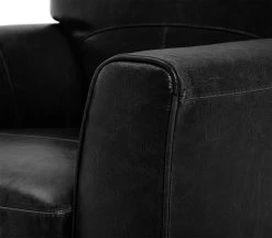 Habitat Milford Leather Chair - Black 11 Habitat Milford Leather Chair - Black -Habitat Shop 8841773 R Z006A