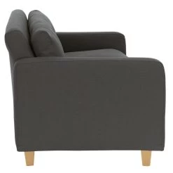 Habitat Chester Fabric Cuddle Chair - Light Feet - Charcoal -Habitat Shop 8847492 R Z004A