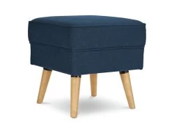 Habitat Callie Velvet Footstool - Petrol Blue -Habitat Shop 8864475 R Z002A