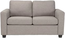 Habitat Apartment 2 Seater Fabric Sofa Bed - Light Grey