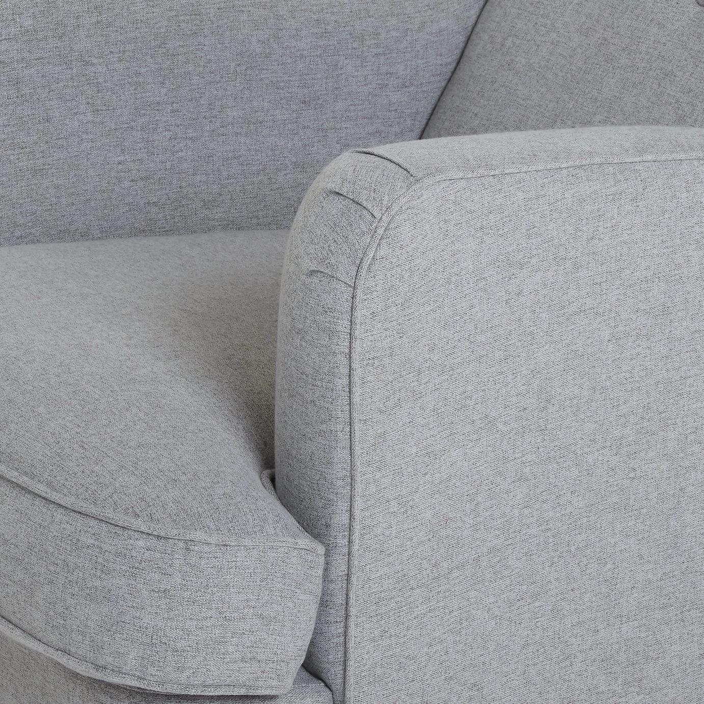 Habitat Callie Fabric Wingback Chair- Light Grey 8 Habitat Callie Fabric Wingback Chair- Light Grey - Image 8