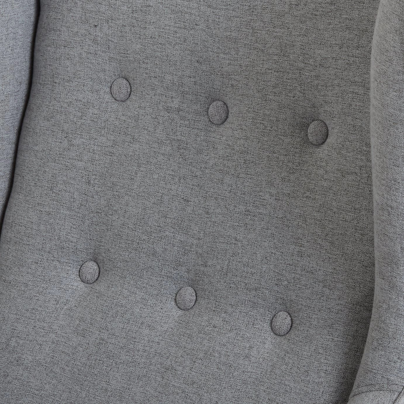 Habitat Callie Fabric Wingback Chair- Light Grey 9 Habitat Callie Fabric Wingback Chair- Light Grey - Image 9