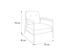 Habitat Cooper Fabric Armchair - Yellow 16 Habitat Cooper Fabric Armchair - Yellow -Habitat Shop 8899244 R Z020A
