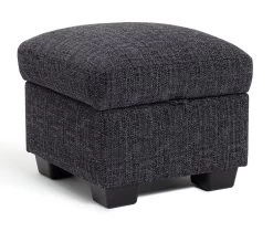 Habitat Lisbon Fabric Storage Footstool - Charcoal 10 Habitat Lisbon Fabric Storage Footstool - Charcoal -Habitat Shop 8909086 R Z002A