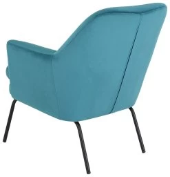 Habitat Celine Velvet Accent Chair - Teal -Habitat Shop 8954732 R Z003A