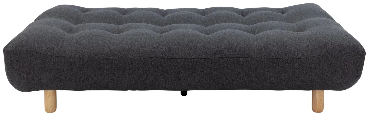 Habitat Kota Boucle 3 Seater Clic Clac Sofa Bed - Charcoal 5 Habitat Kota Boucle 3 Seater Clic Clac Sofa Bed - Charcoal - Image 5