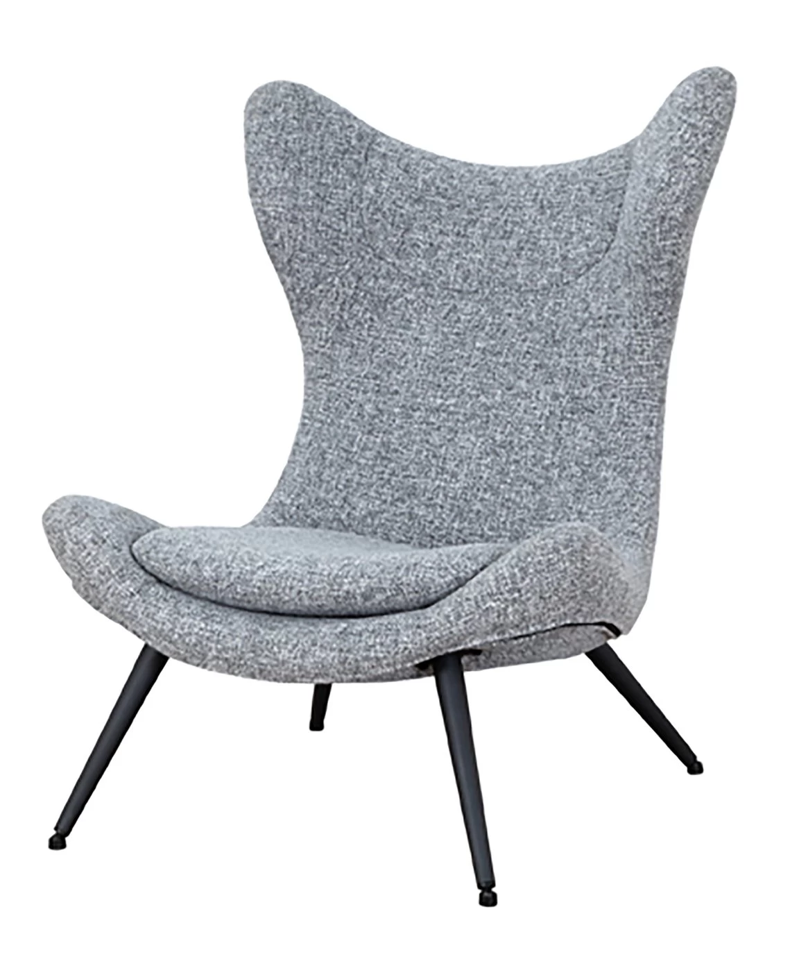 Habitat Robbie Fabric Accent Chair - Grey 3 Habitat Robbie Fabric Accent Chair - Grey - Image 3