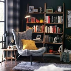 Habitat Robbie Fabric Accent Chair - Grey 15 Habitat Robbie Fabric Accent Chair - Grey -Habitat Shop 9134362 R Z002C