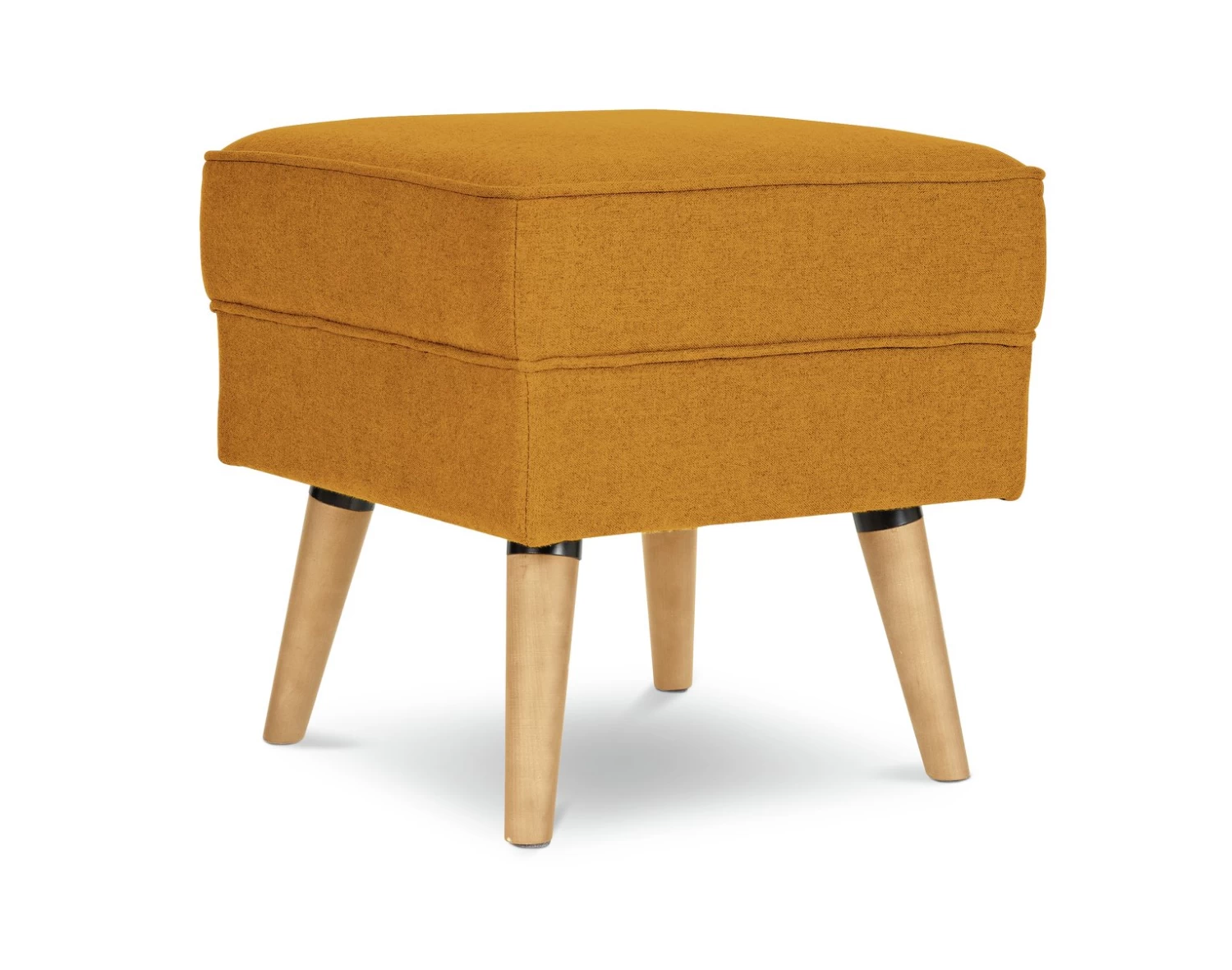 Habitat Callie Fabric Footstool - Mustard Yellow 4 Habitat Callie Fabric Footstool - Mustard Yellow - Image 4