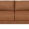 Habitat Hyde 3 Seater Leather Sofa Bed - Tan