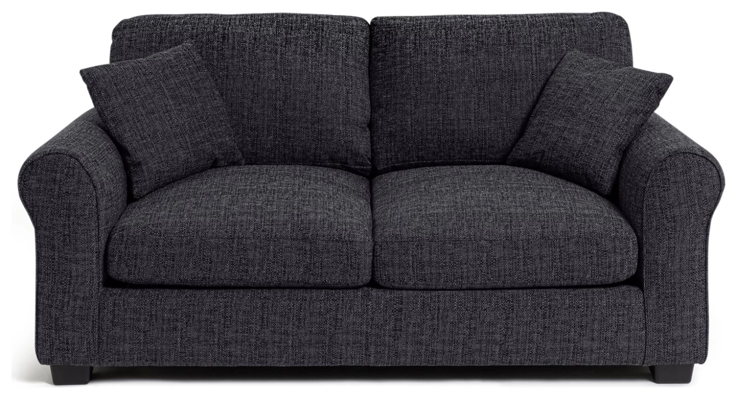 Habitat Lisbon Small Double Fabric Sofa Bed - Charcoal 1 Habitat Lisbon Small Double Fabric Sofa Bed - Charcoal