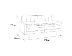 Habitat Fenner Velvet 2 Seater Sofa - Emerald 10 Habitat Fenner Velvet 2 Seater Sofa - Emerald -Habitat Shop 9199541 R E001