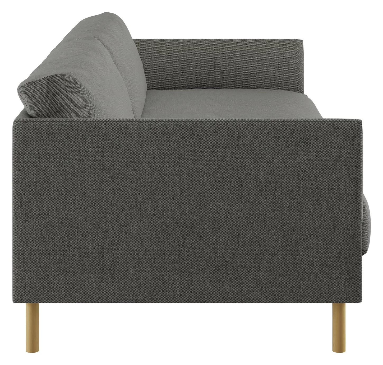 Habitat Hyde 3 Seater Fabric Sofa Bed - Charcoal 5 Habitat Hyde 3 Seater Fabric Sofa Bed - Charcoal - Image 5