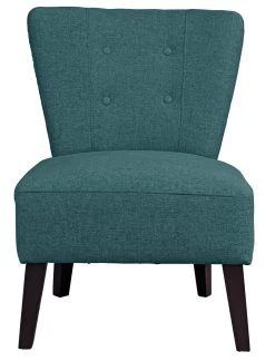 Habitat Delilah Fabric Cocktail Chair - Teal