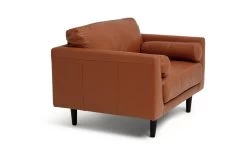 Habitat Jackson Leather Cuddle Chair - Tan -Habitat Shop 9309939 R Z004A