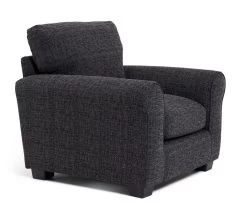 Habitat Lisbon Fabric Armchair - Charcoal -Habitat Shop 9362897 R Z004A