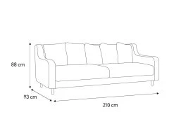 Habitat Swift Fabric 2 Seater Sofa - Charcoal 10 Habitat Swift Fabric 2 Seater Sofa - Charcoal -Habitat Shop 9400302 R E001