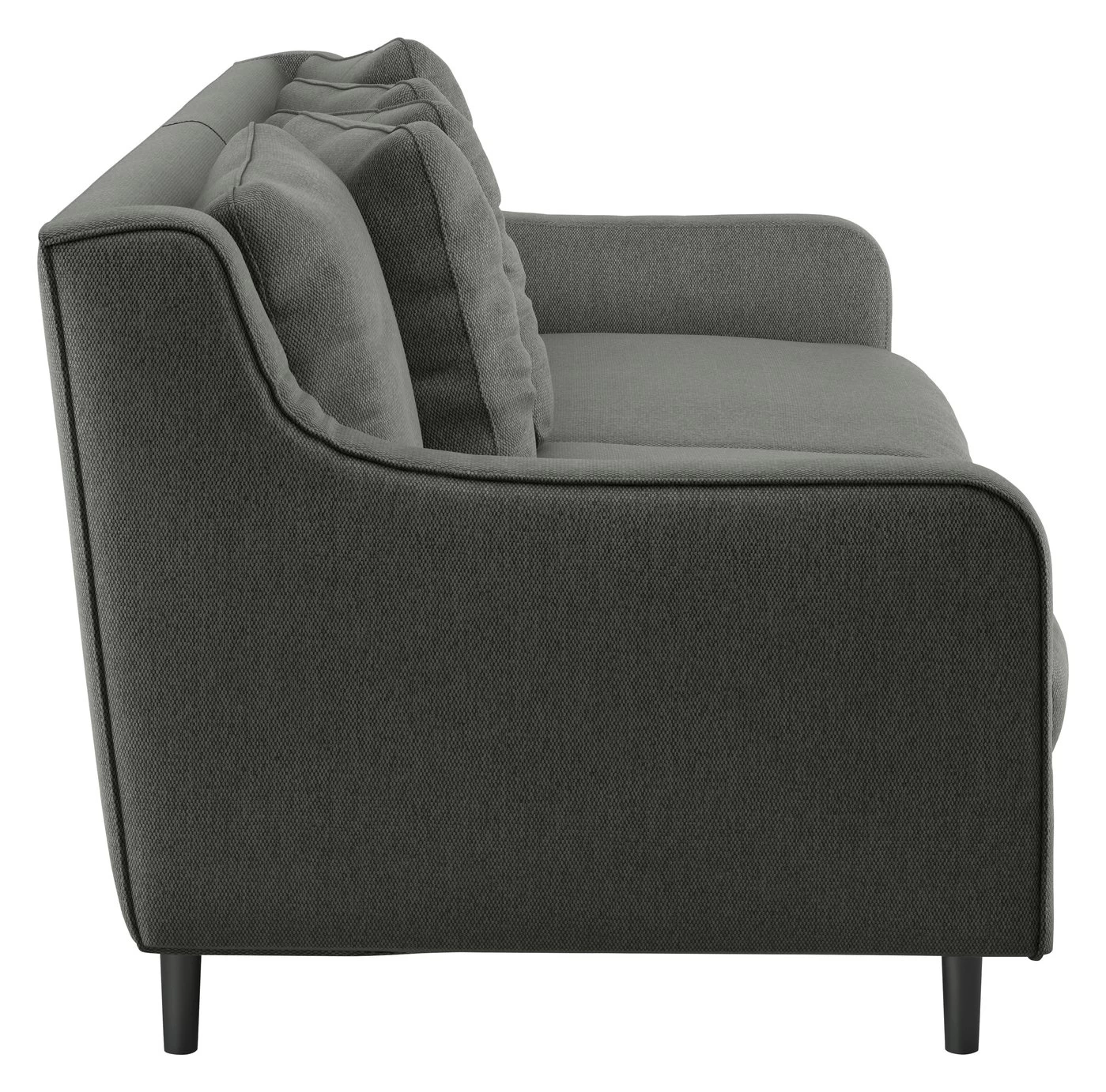 Habitat Swift Fabric 2 Seater Sofa - Charcoal 6 Habitat Swift Fabric 2 Seater Sofa - Charcoal - Image 6