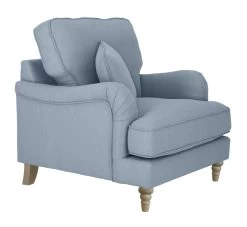 Habitat Matilda Velvet Armchair - Light Blue -Habitat Shop 9405314 R Z004A