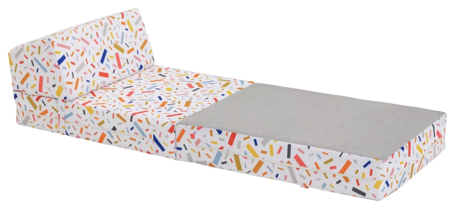 Habitat Kids Zowie Confetti Fabric Chair Bed 5 Habitat Kids Zowie Confetti Fabric Chair Bed - Image 5