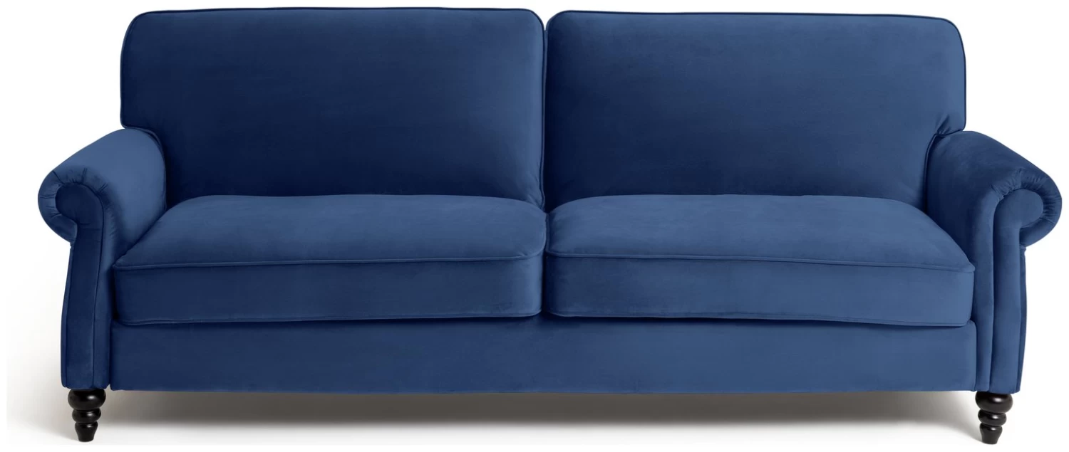 Habitat Joel 3 Seater Fabric Clic Clac Sofa Bed – Navy 1 Habitat Joel 3 Seater Fabric Clic Clac Sofa Bed – Navy