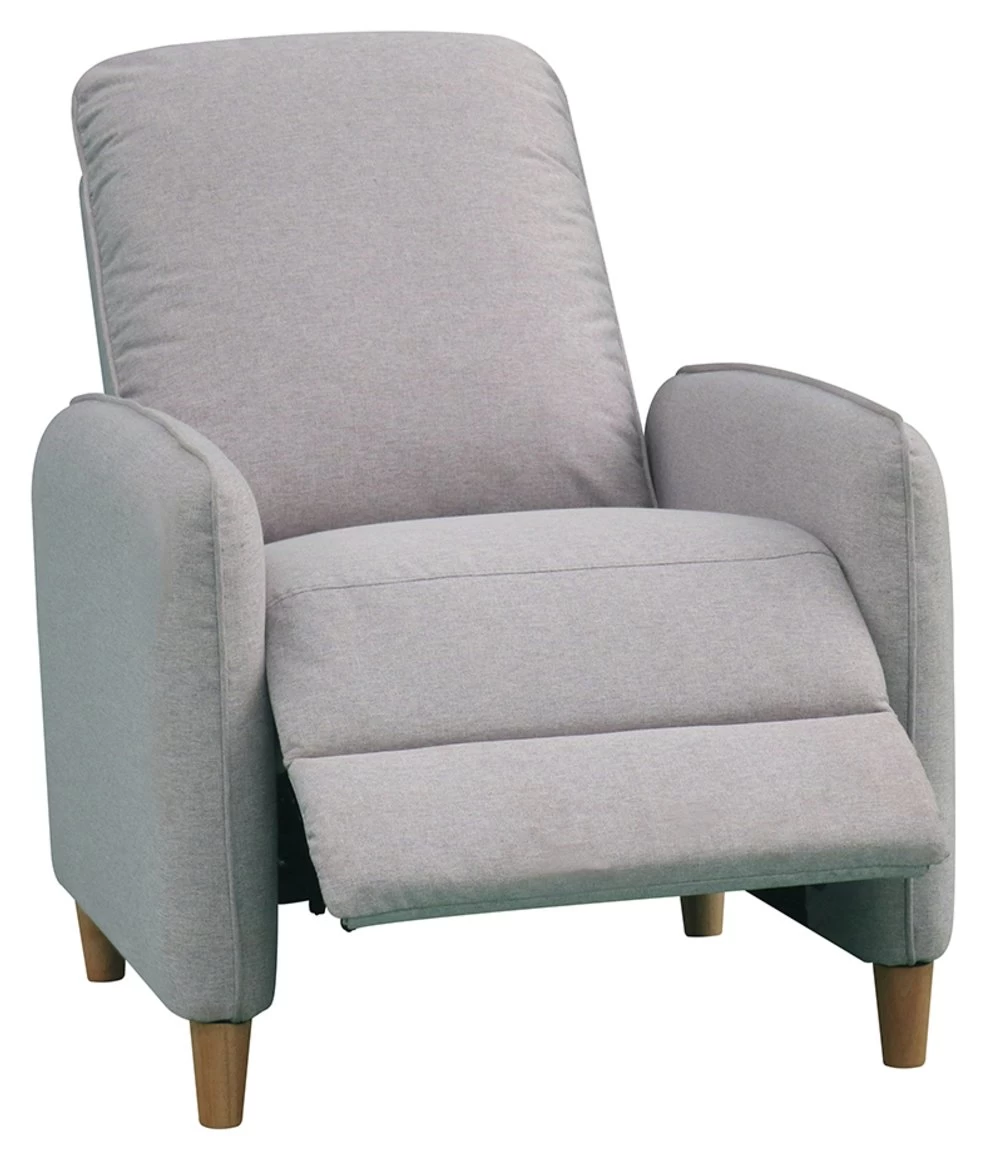 Habitat Tate Manual Pushback Recliner Chair - Grey 1 Habitat Tate Manual Pushback Recliner Chair - Grey