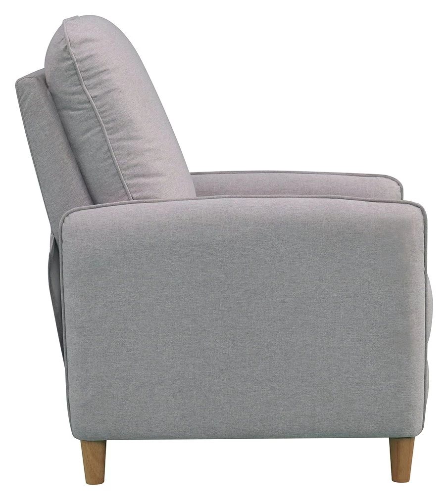 Habitat Tate Manual Pushback Recliner Chair - Grey 4 Habitat Tate Manual Pushback Recliner Chair - Grey - Image 4