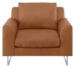 Habitat Lyle Leather Armchair - Tan