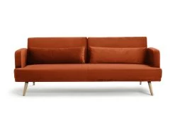 Habitat Andy Clic Clac Velvet Sofa Bed - Orange -Habitat Shop 9451344 R Z004A