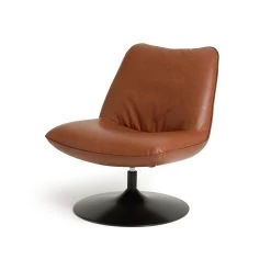 Habitat Nanna Faux Leather Swivel Chair - Tan 10 Habitat Nanna Faux Leather Swivel Chair - Tan -Habitat Shop 9466047 R Z002A