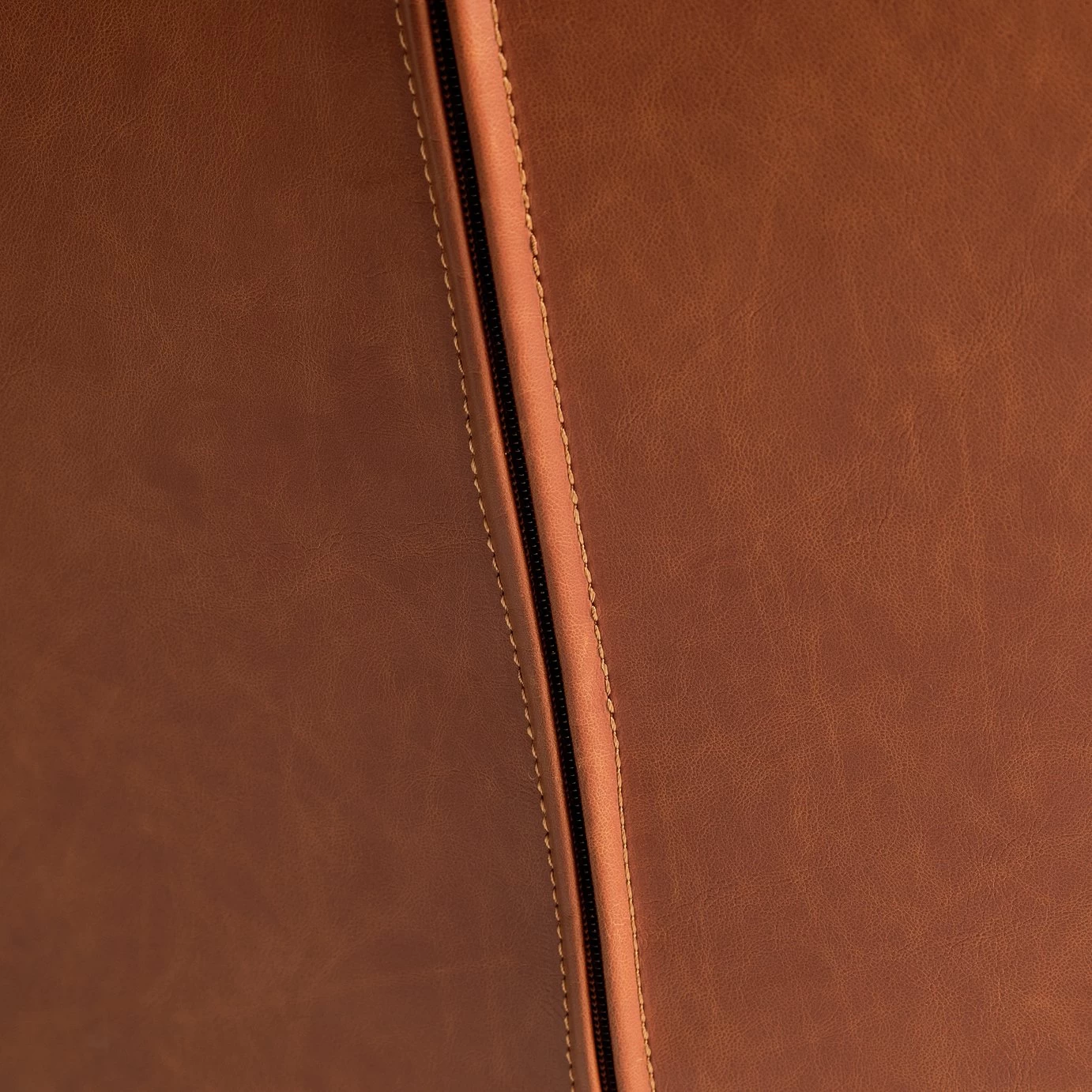 Habitat Nanna Faux Leather Swivel Chair - Tan 6 Habitat Nanna Faux Leather Swivel Chair - Tan - Image 6