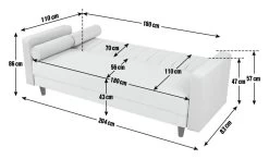 Habitat Preston Clic Clac Velvet Sofa Bed - Pink -Habitat Shop 9478255 R Z002A