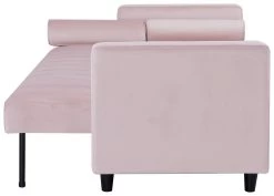 Habitat Preston Clic Clac Velvet Sofa Bed - Pink -Habitat Shop 9478255 R Z004A