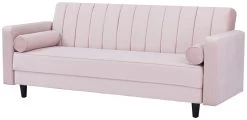 Habitat Preston Clic Clac Velvet Sofa Bed - Pink -Habitat Shop 9478255 R Z006A