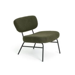 Habitat Cole Boucle Accent Chair - Khaki -Habitat Shop 9488135 R Z004A